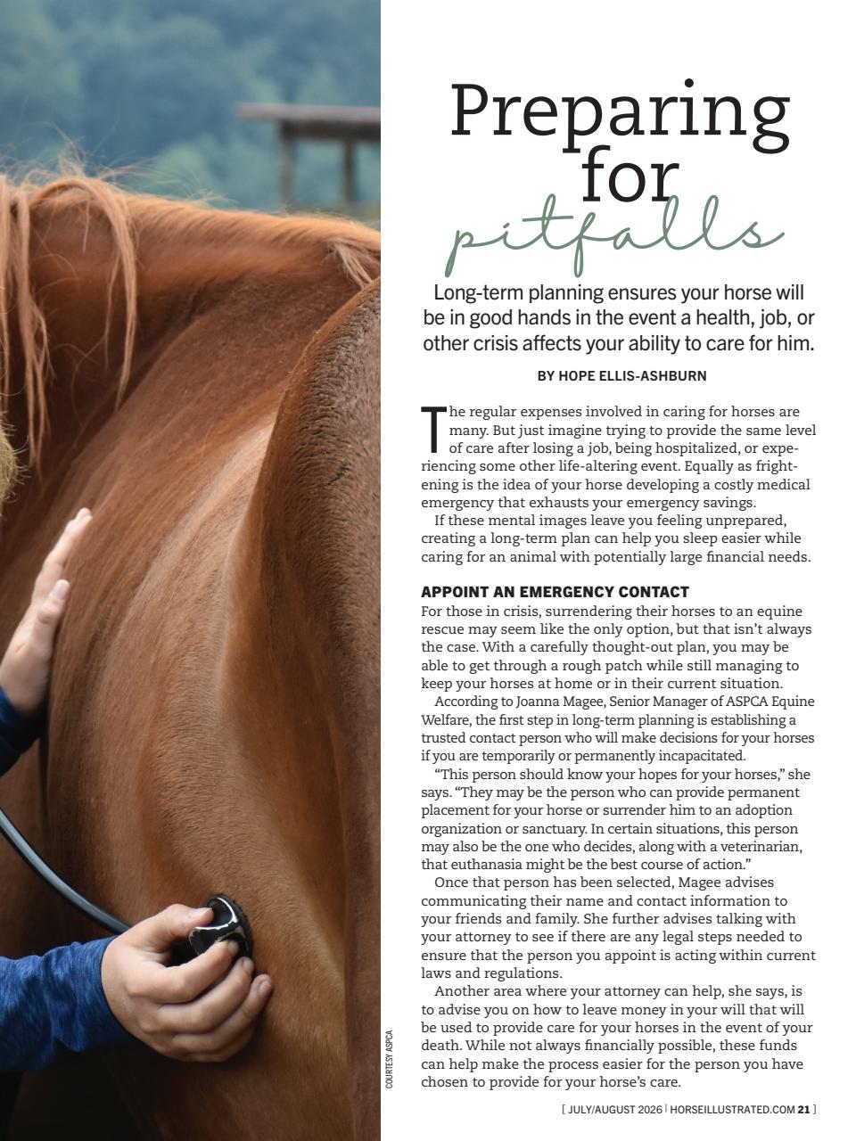 Horse Illustrated Magazine Preview Pages