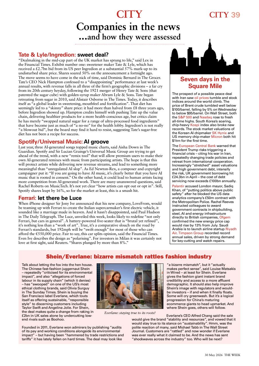 The Week Preview Pages