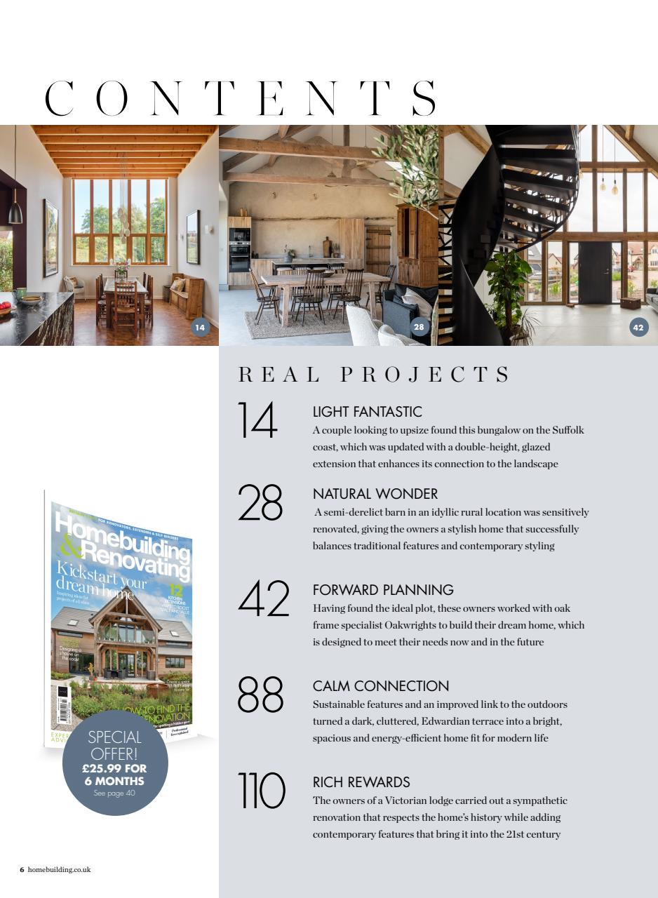Homebuilding & Renovating Magazine Preview Pages