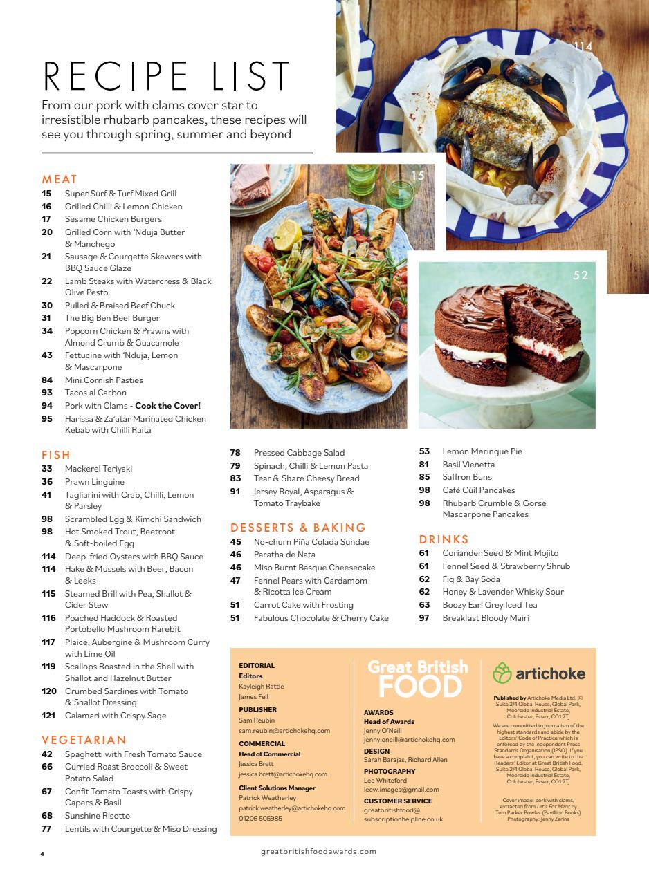 Great British Food Preview Pages