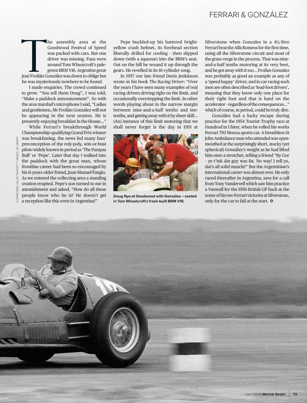 Motor Sport Magazine Preview Pages