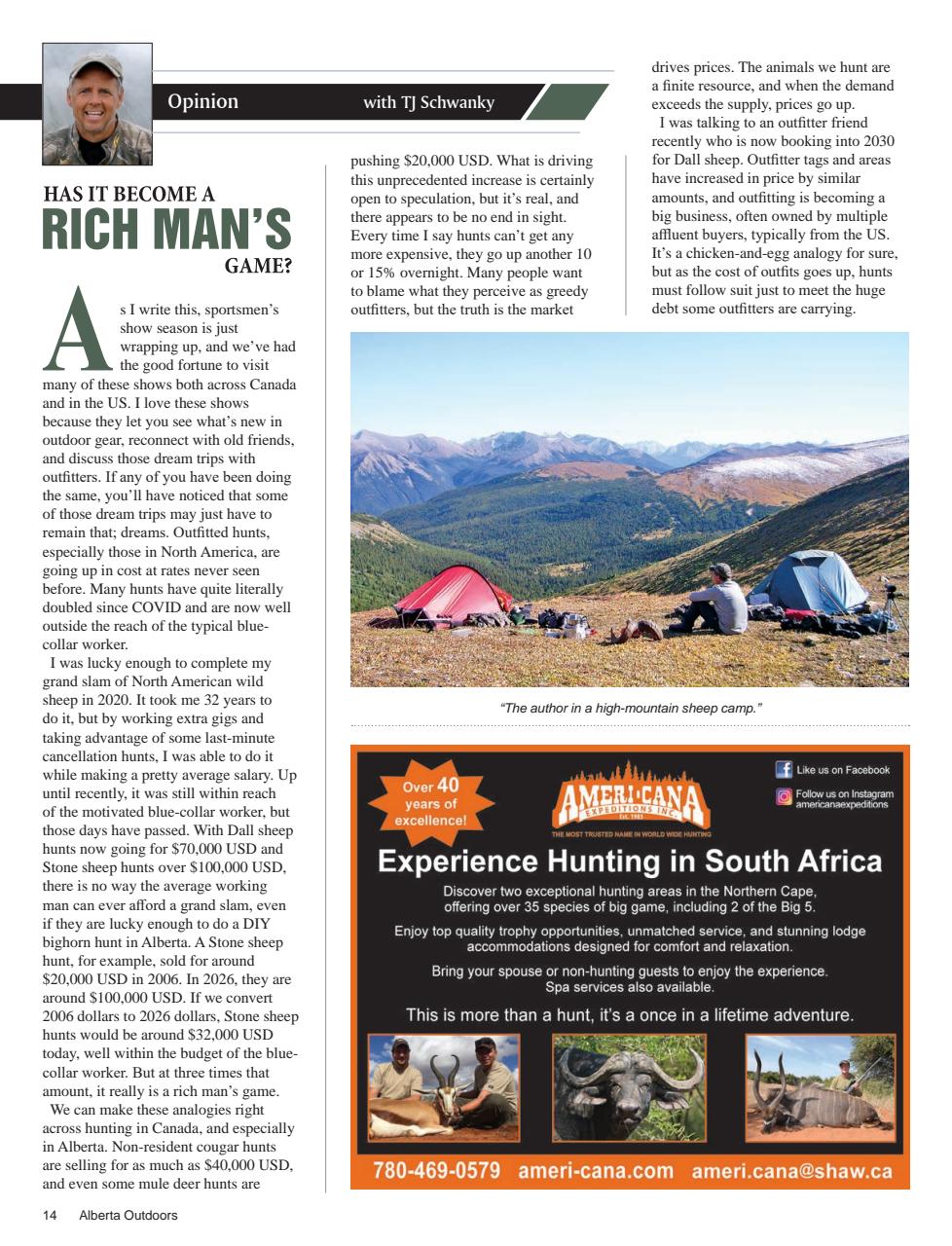 Alberta Outdoors Preview Pages