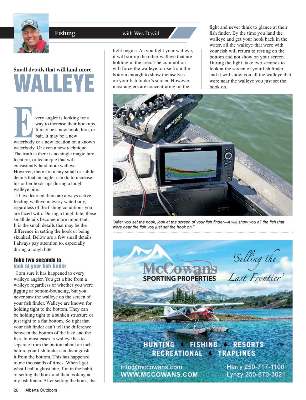 Alberta Outdoors Preview Pages