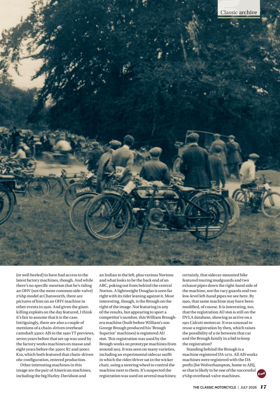 The Classic MotorCycle Preview Pages
