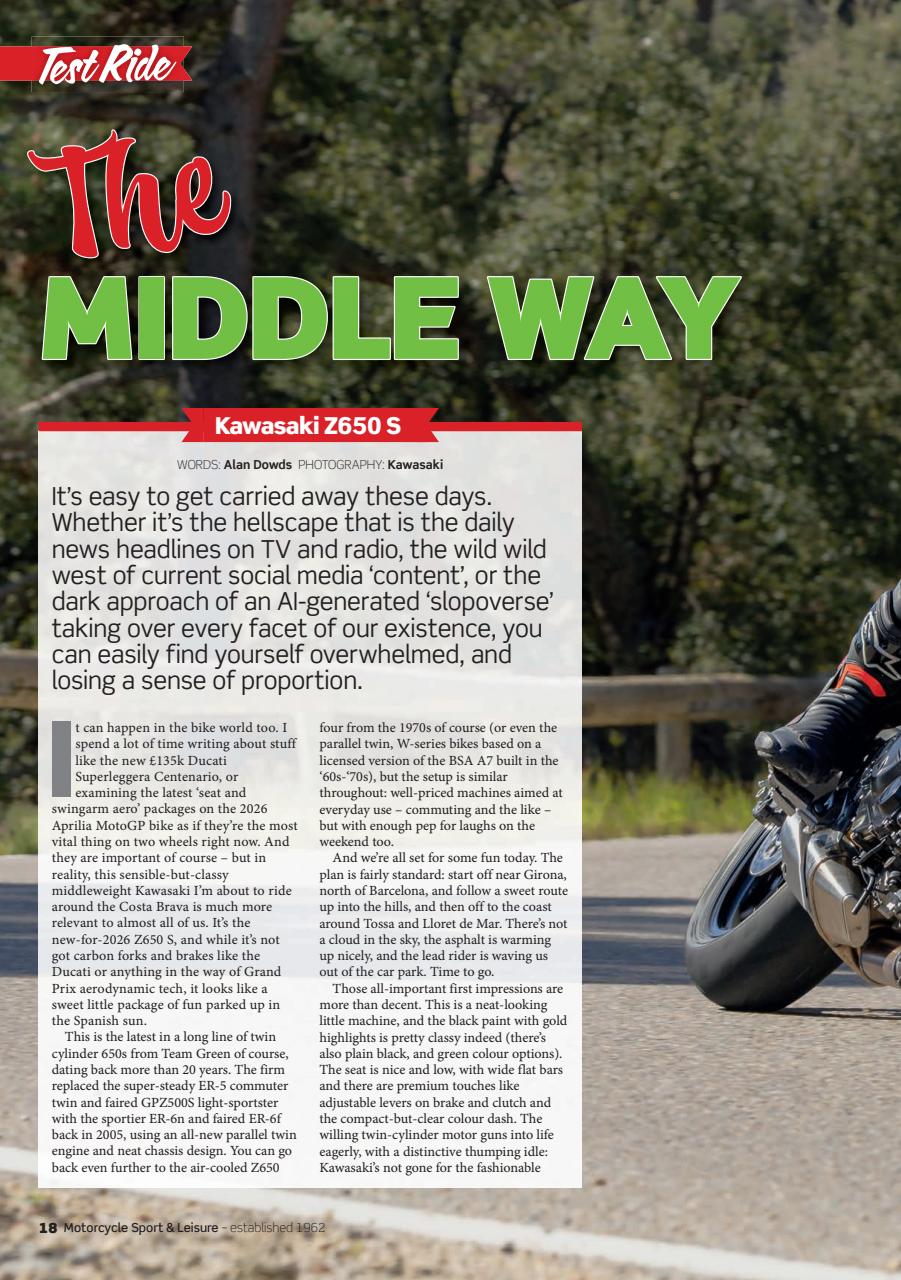 Motorcycle Sport & Leisure Preview Pages