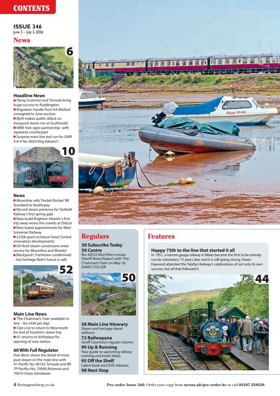 Heritage Railway Preview Pages