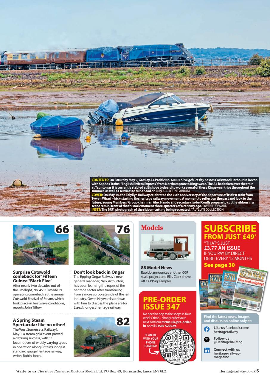 Heritage Railway Preview Pages