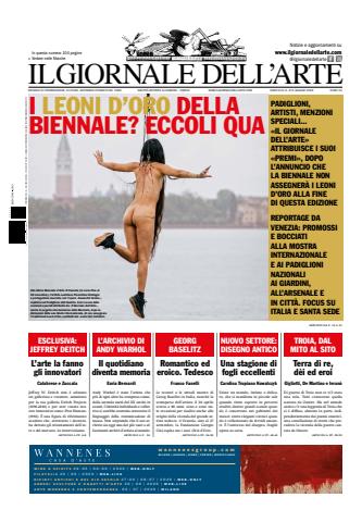 Il Giornale Dell’Arte issue giugno
