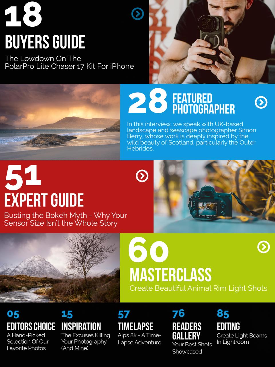Photography Masterclass Magazine Preview Pages