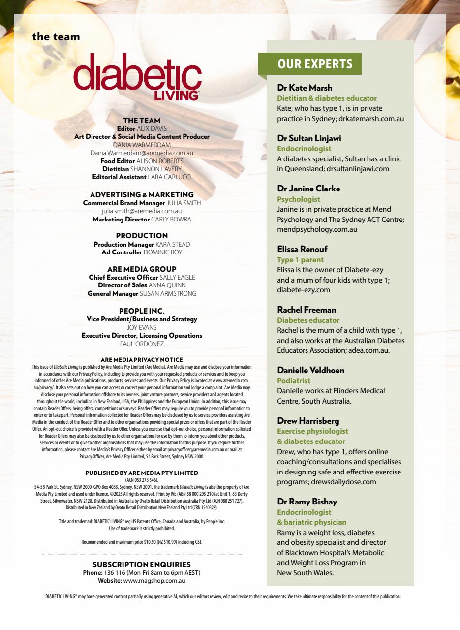 Diabetic Living Preview Pages