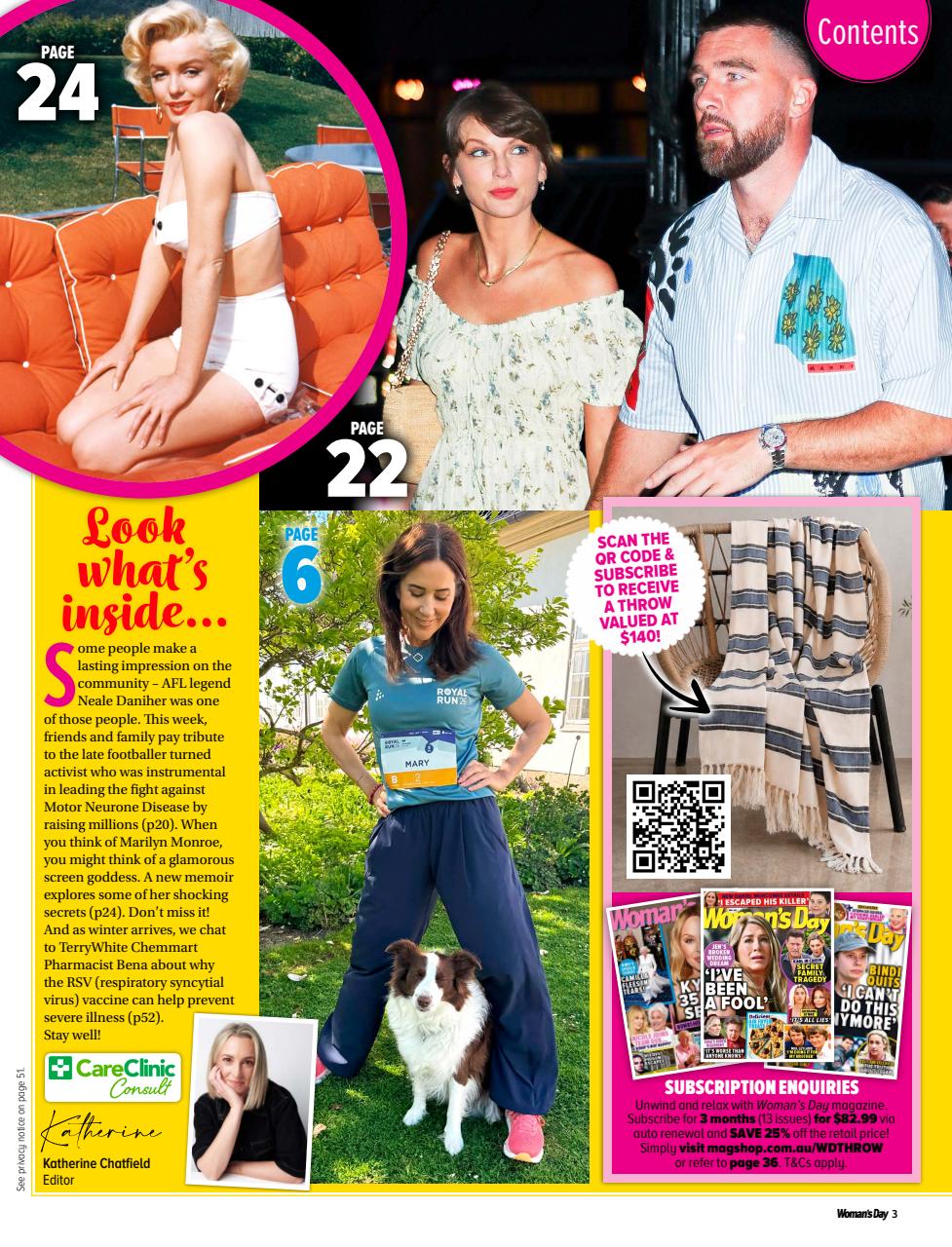 Woman's Day Australia Preview Pages