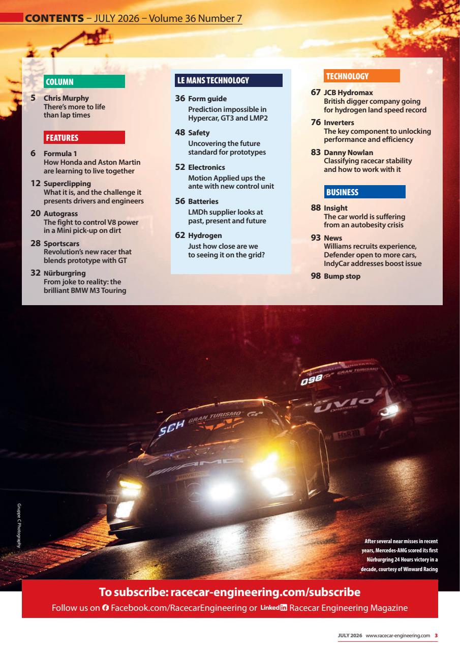 Racecar Engineering Preview Pages