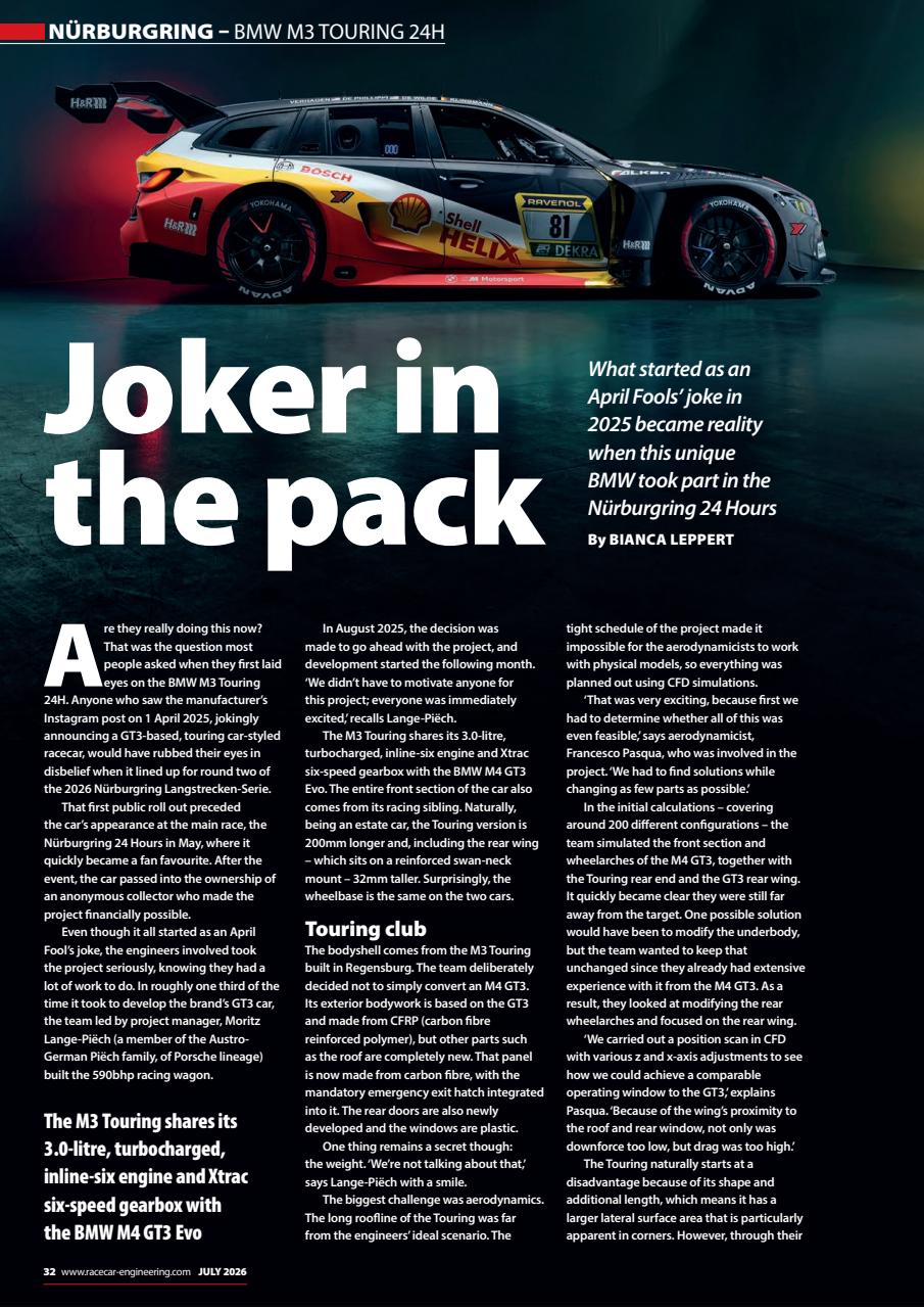 Racecar Engineering Preview Pages