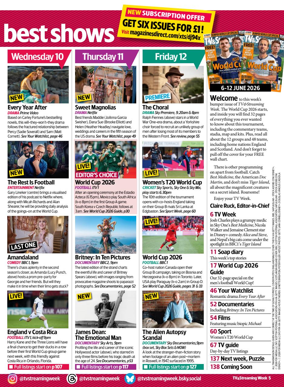 TV & Satellite Week Preview Pages