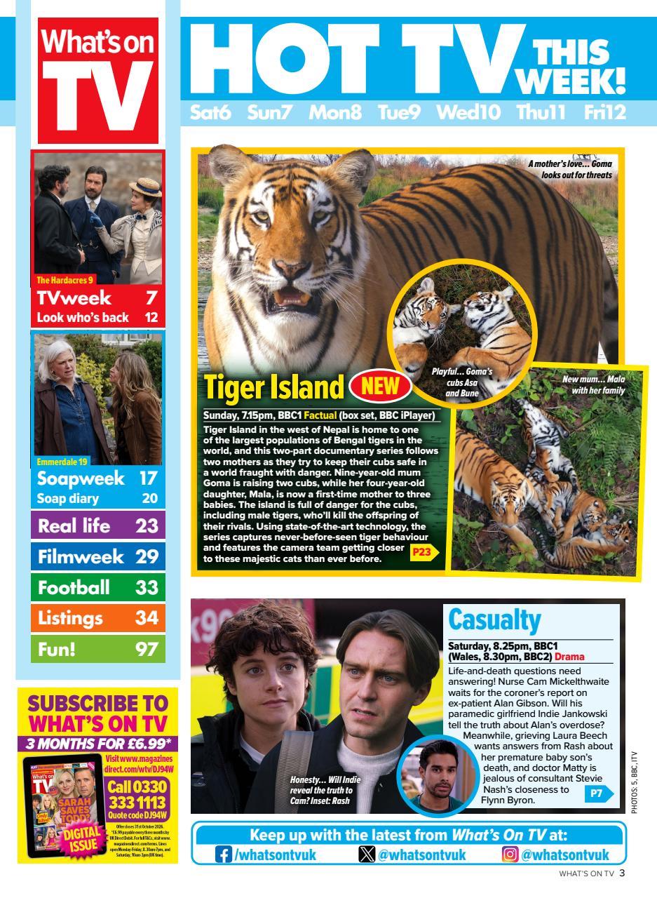 What's on TV Preview Pages