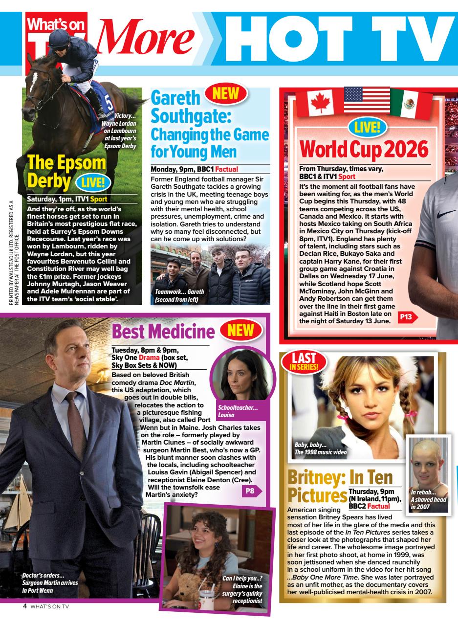 What's on TV Preview Pages
