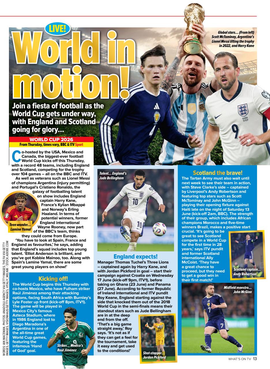 What's on TV Preview Pages