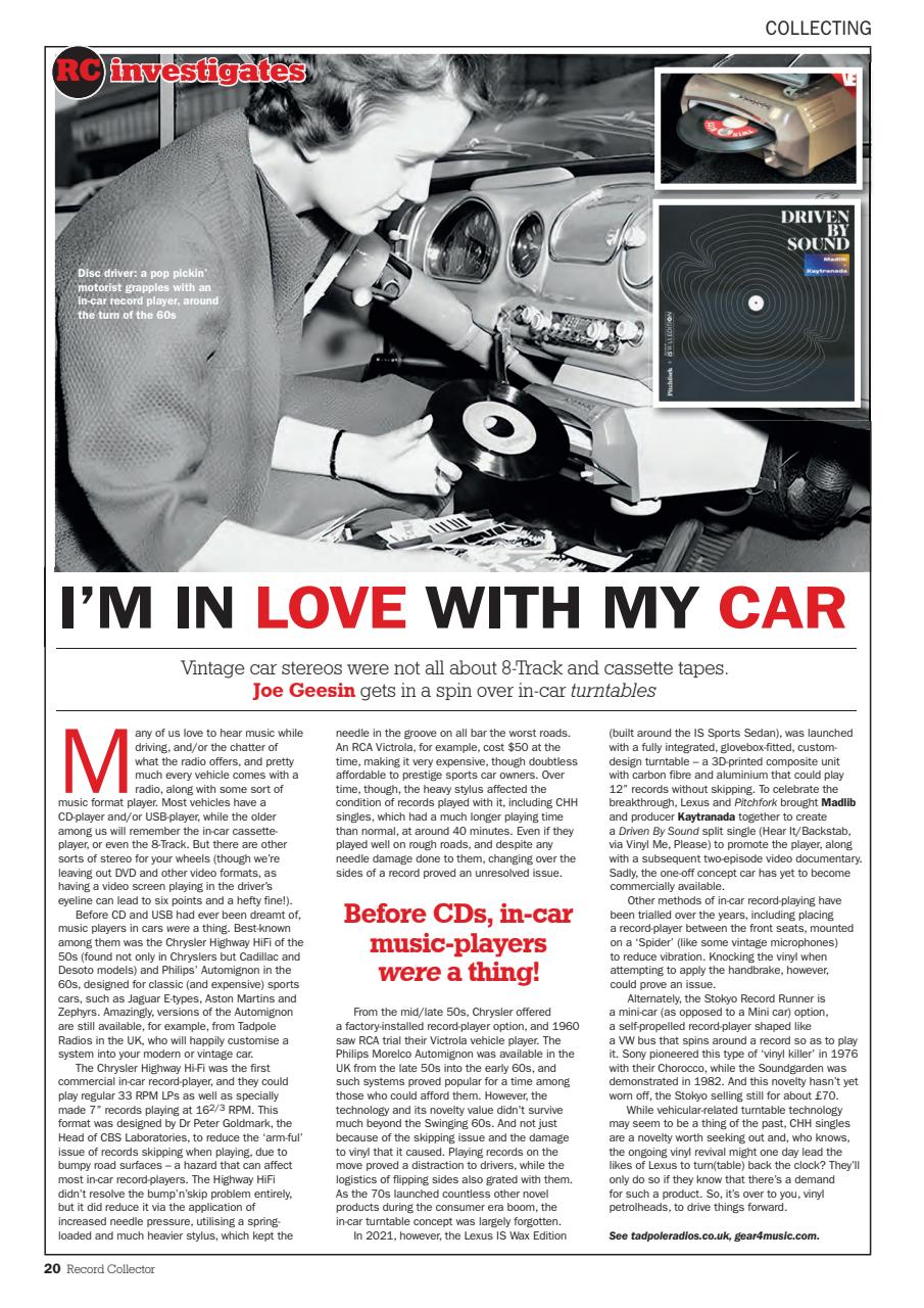 Record Collector Preview Pages