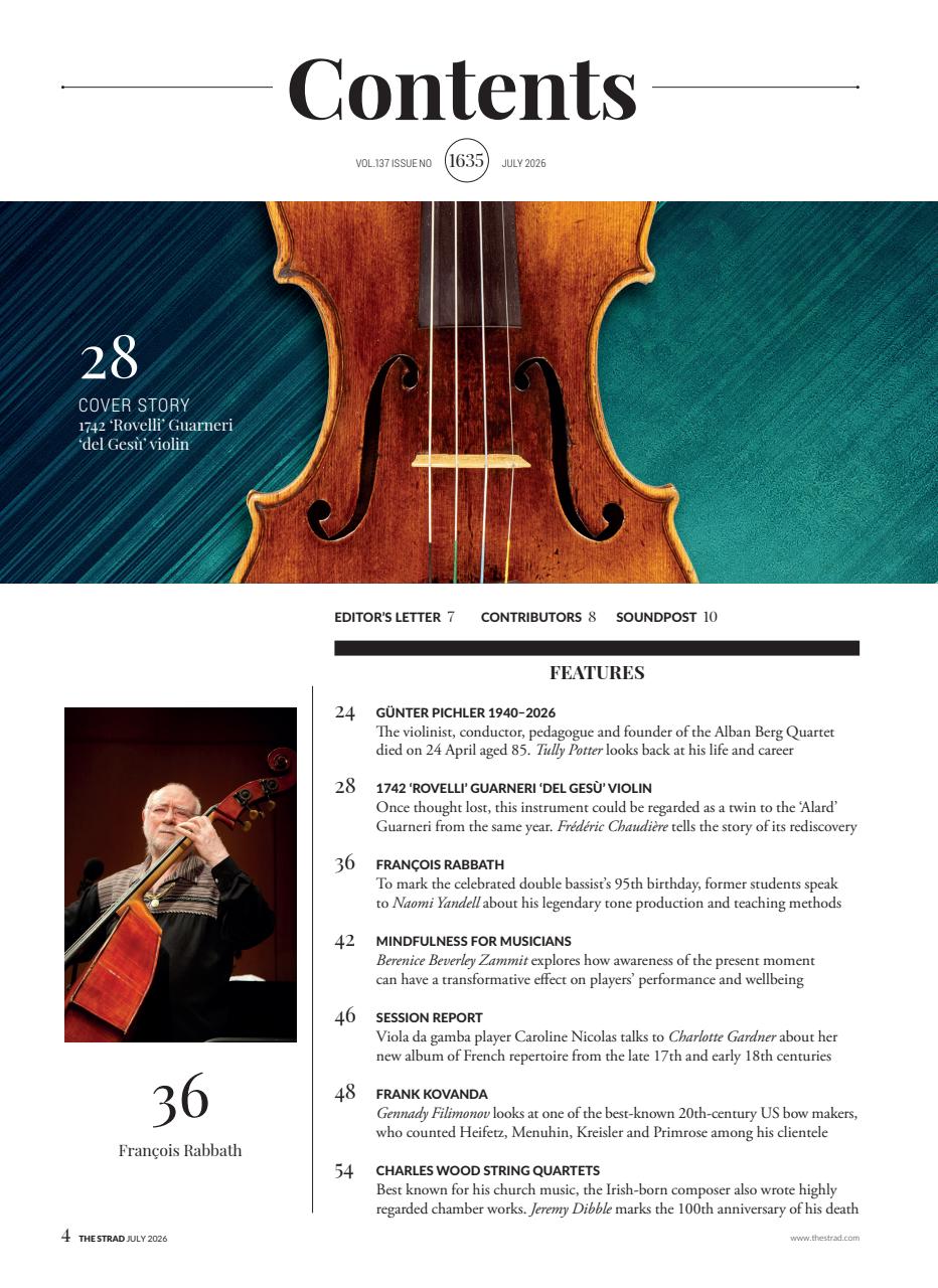 The Strad Preview Pages