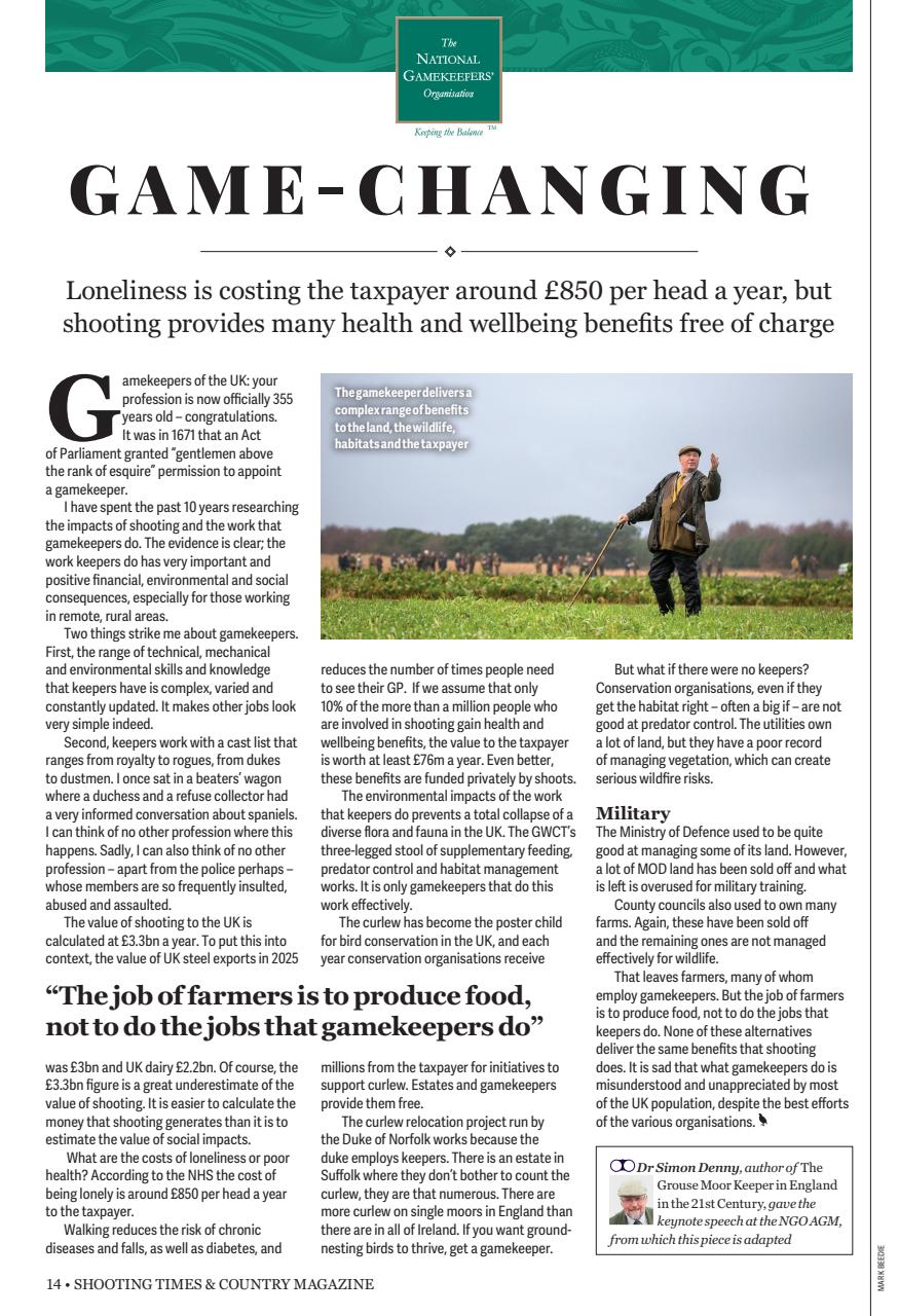 Shooting Times & Country Preview Pages