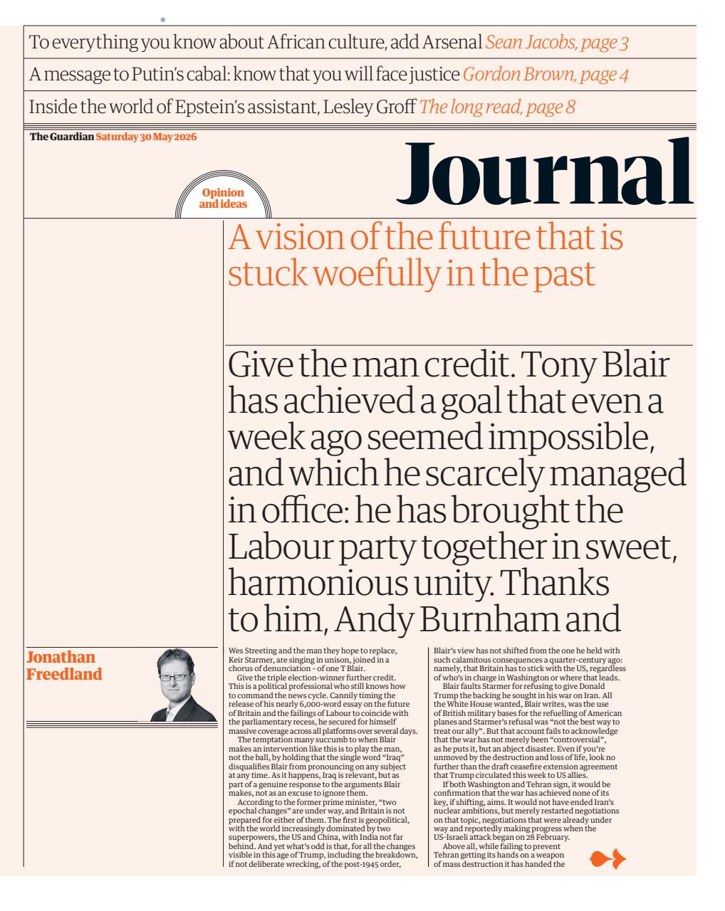 The Guardian Newspaper Preview Pages