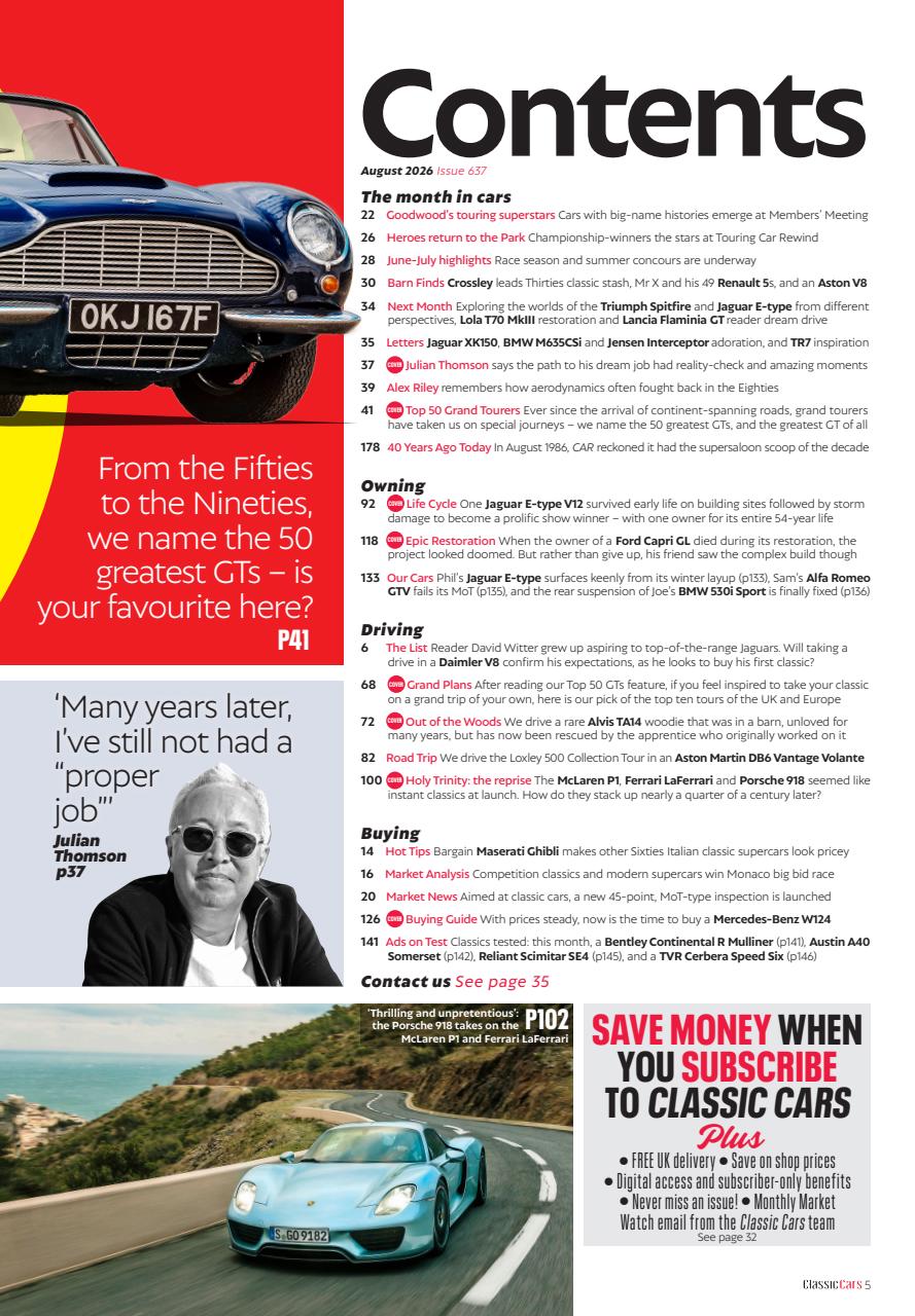 Classic Cars Preview Pages