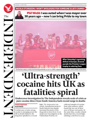 The Independent Daily Edition Newspaper issue 