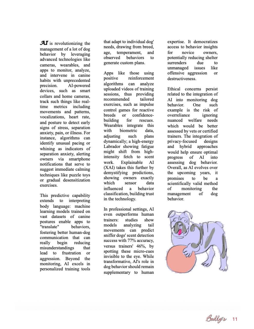 Bully’s - The Bulldog Magazine Preview Pages