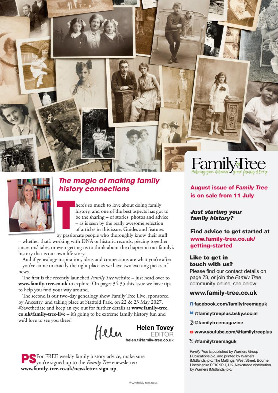 Family Tree Preview Pages