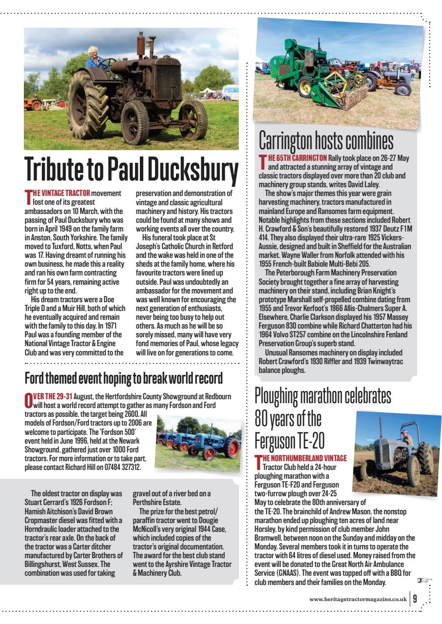 Classic Tractor Preview Pages