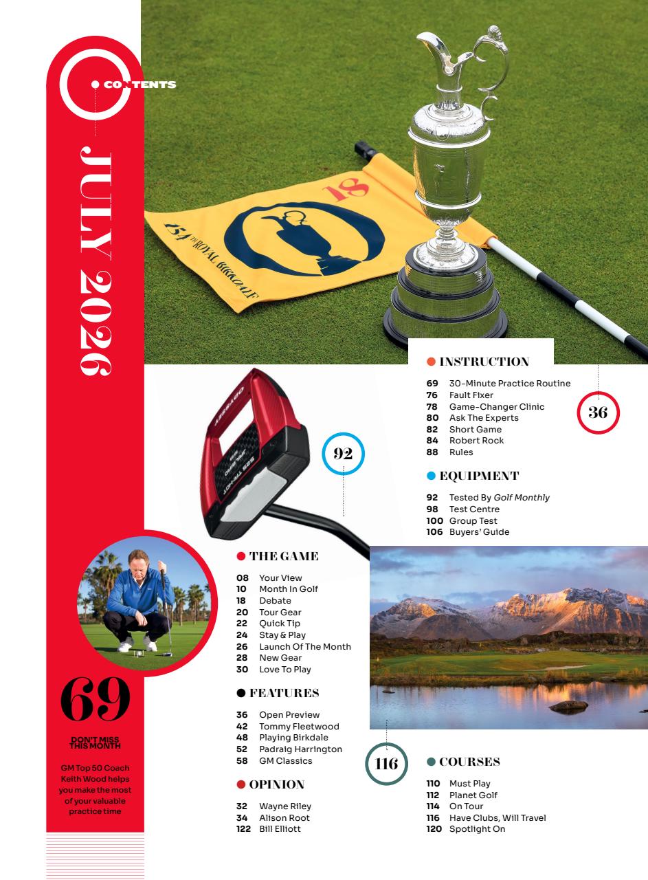 Golf Monthly Preview Pages