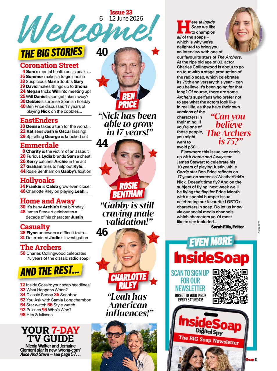 Inside Soap Preview Pages