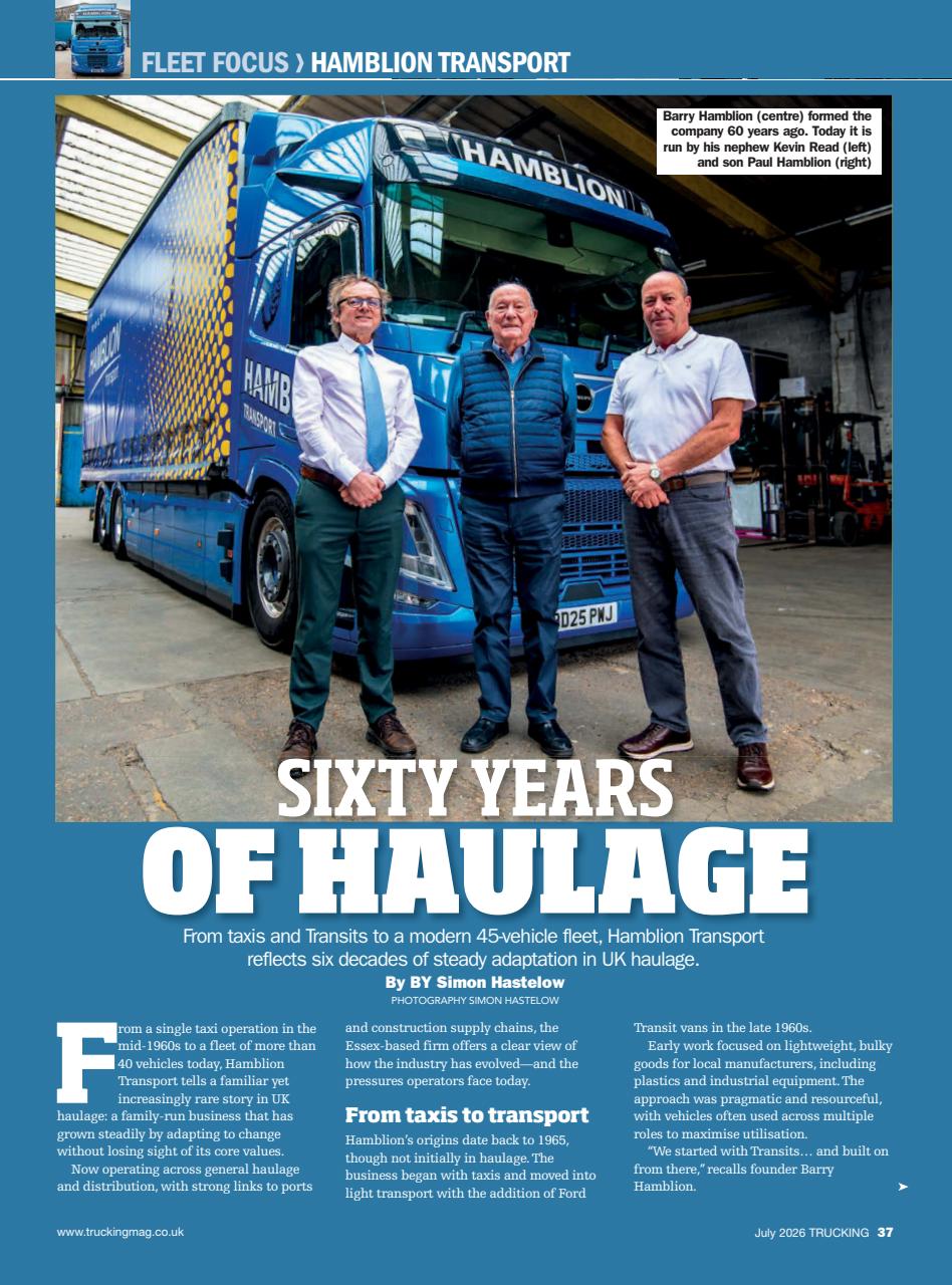 Trucking Magazine Preview Pages