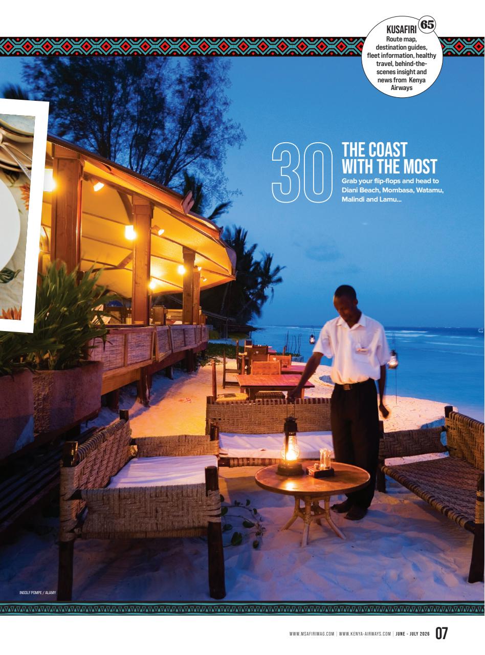 MSAFIRI – Kenya Airways Inflight Preview Pages