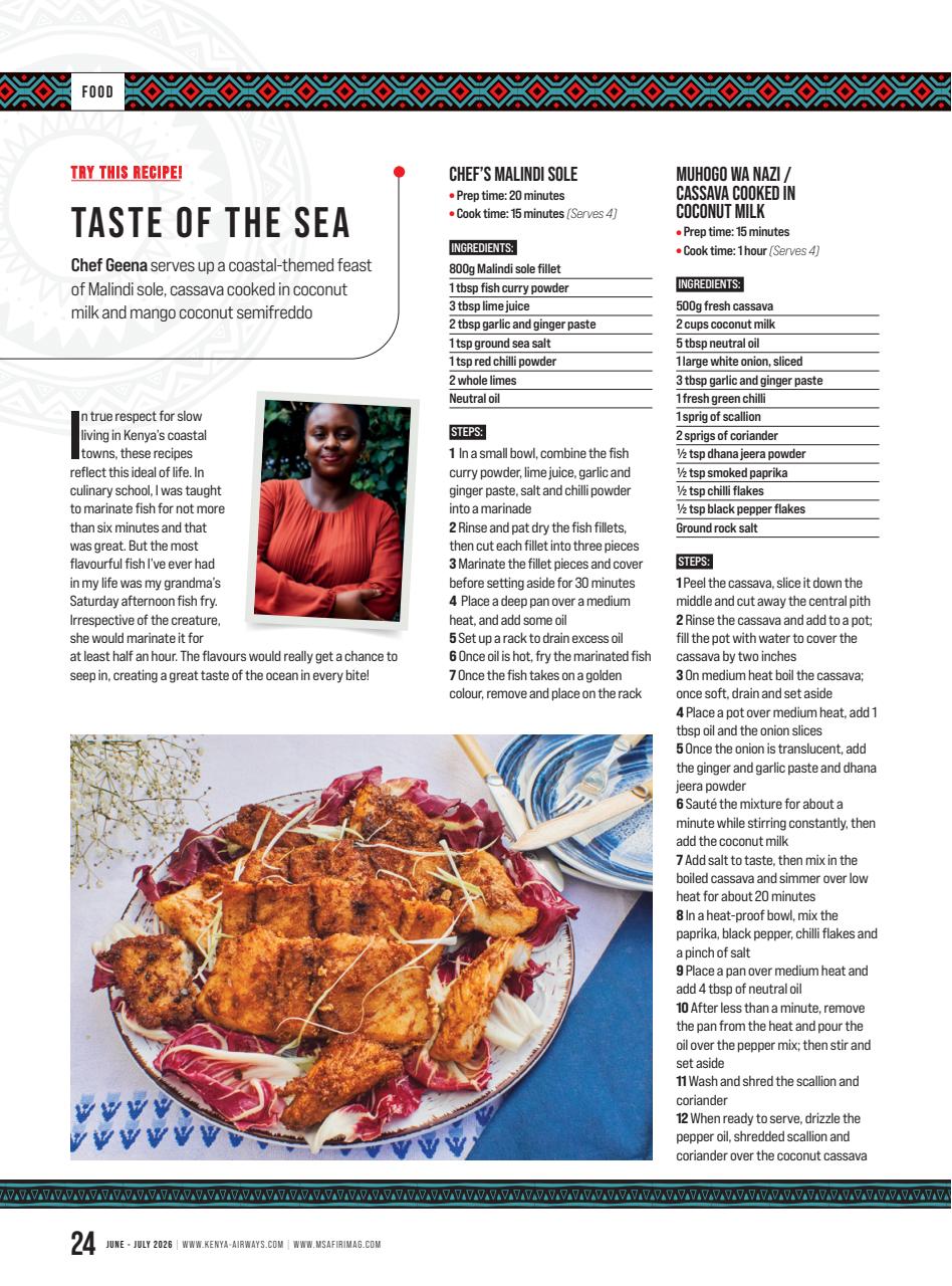 MSAFIRI – Kenya Airways Inflight Preview Pages