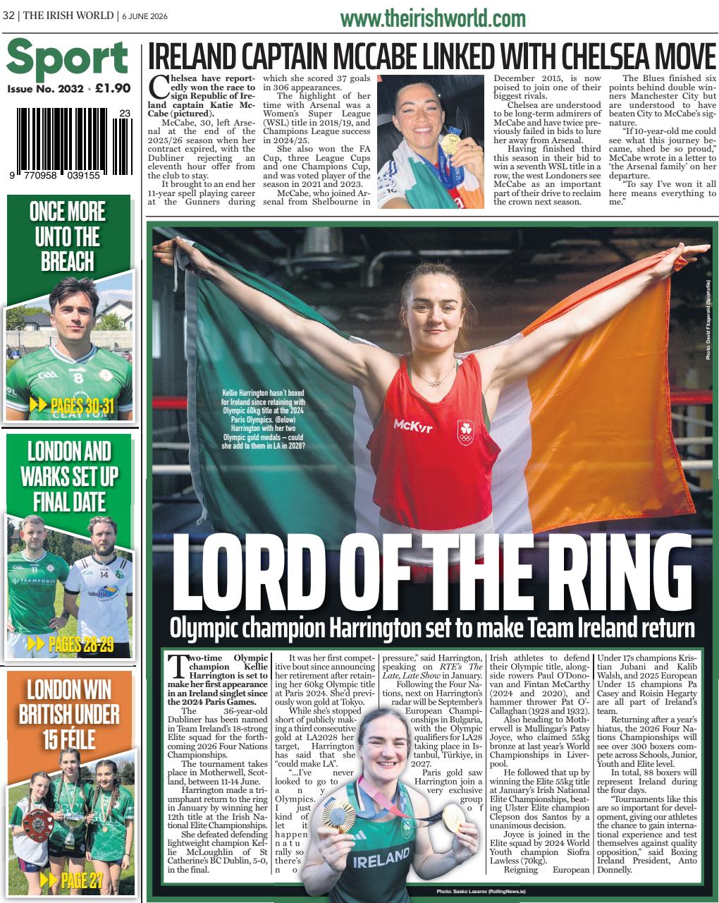 Irish World Preview Pages