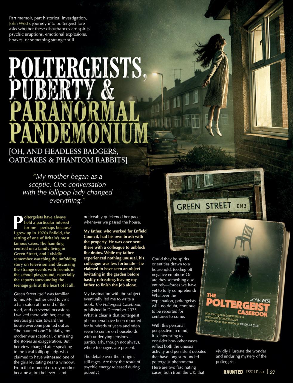 Haunted Magazine Preview Pages