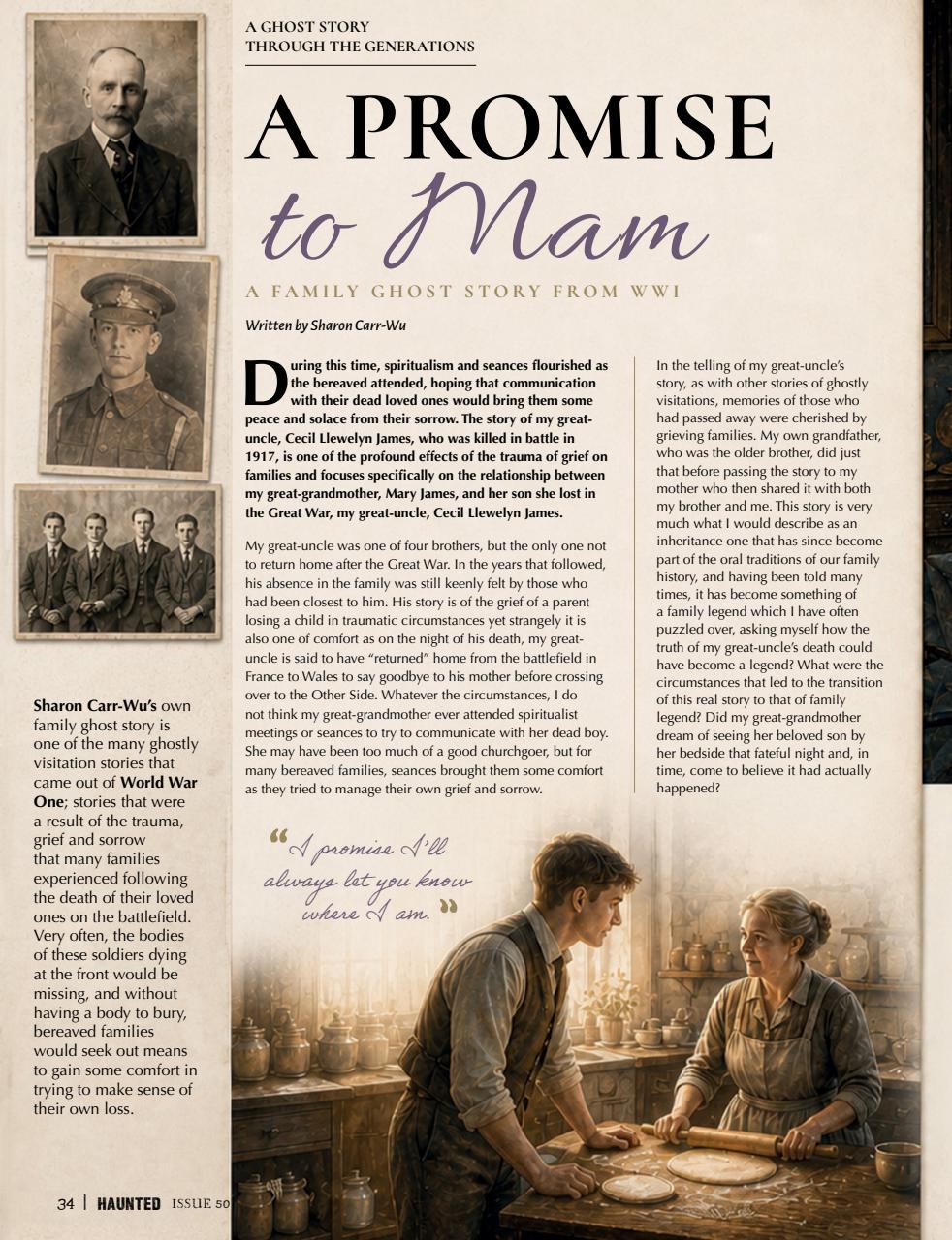 Haunted Magazine Preview Pages