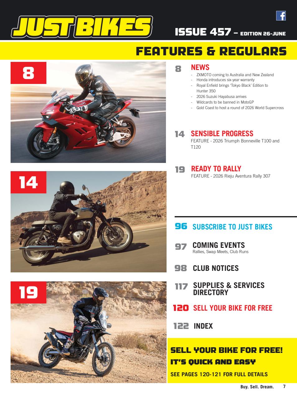 JUST BIKES Preview Pages