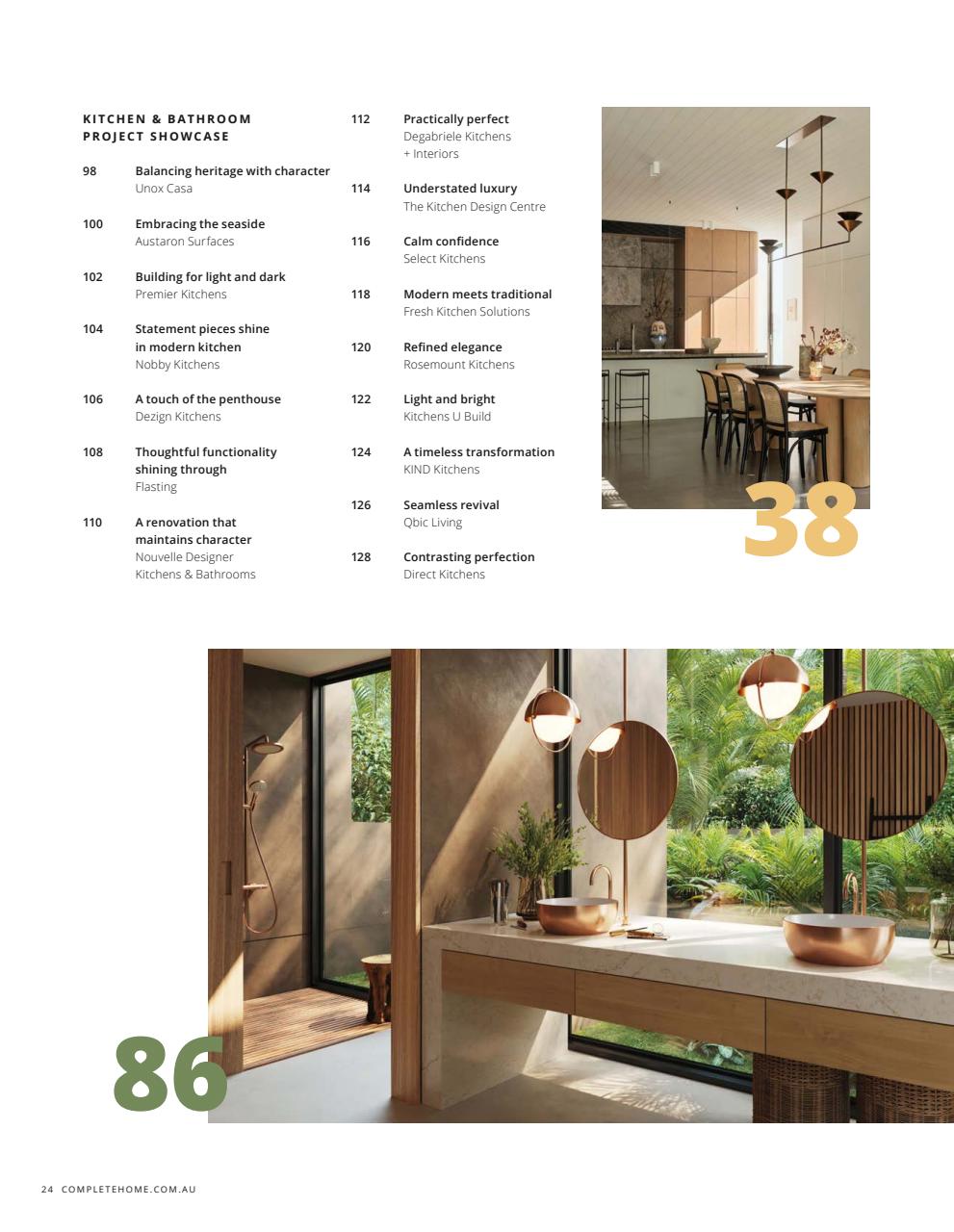 Kitchens & Bathrooms Quarterly Preview Pages