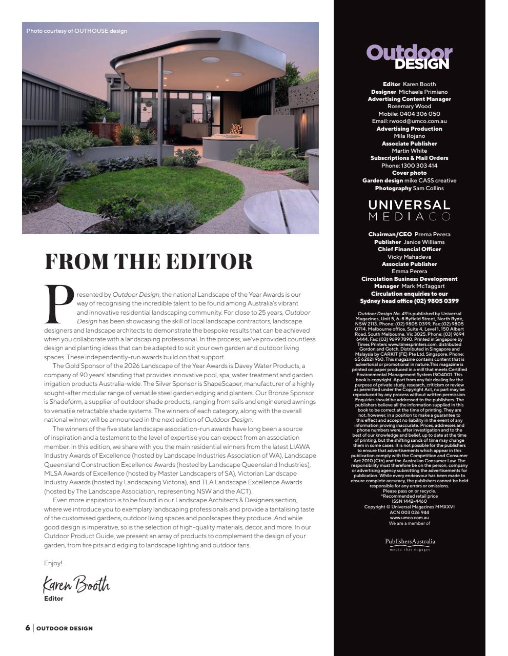 Outdoor Design & Living Preview Pages