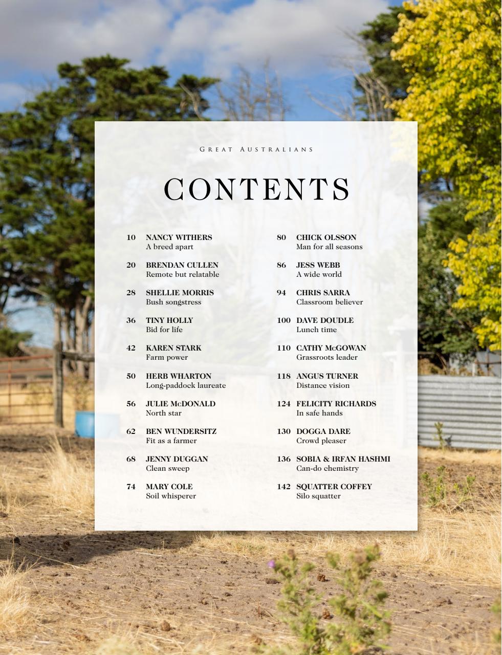 OUTBACK Magazine Preview Pages