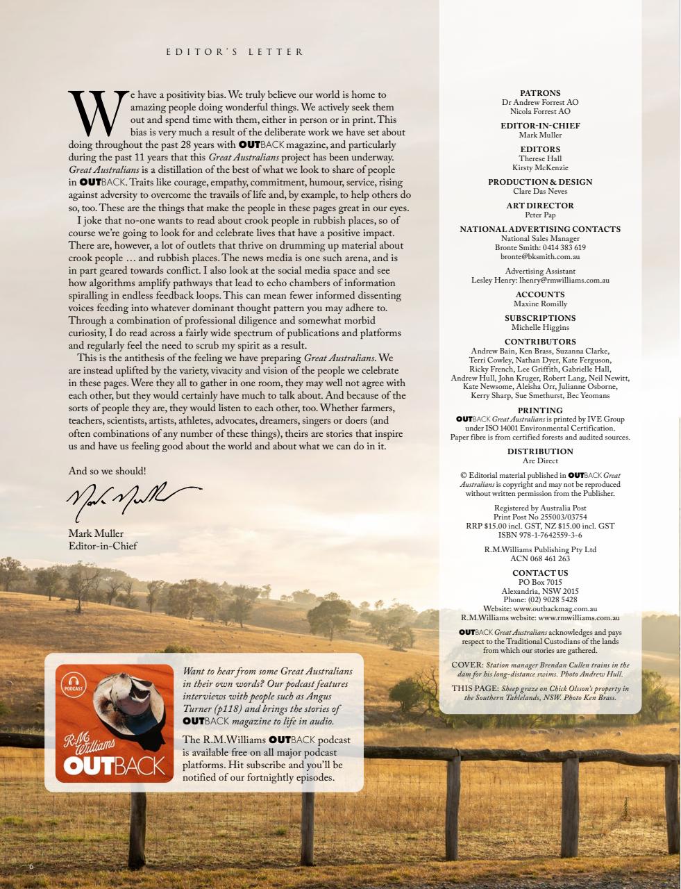 OUTBACK Magazine Preview Pages
