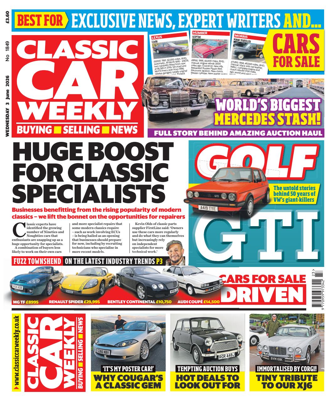 Classic Car Weekly Preview Pages