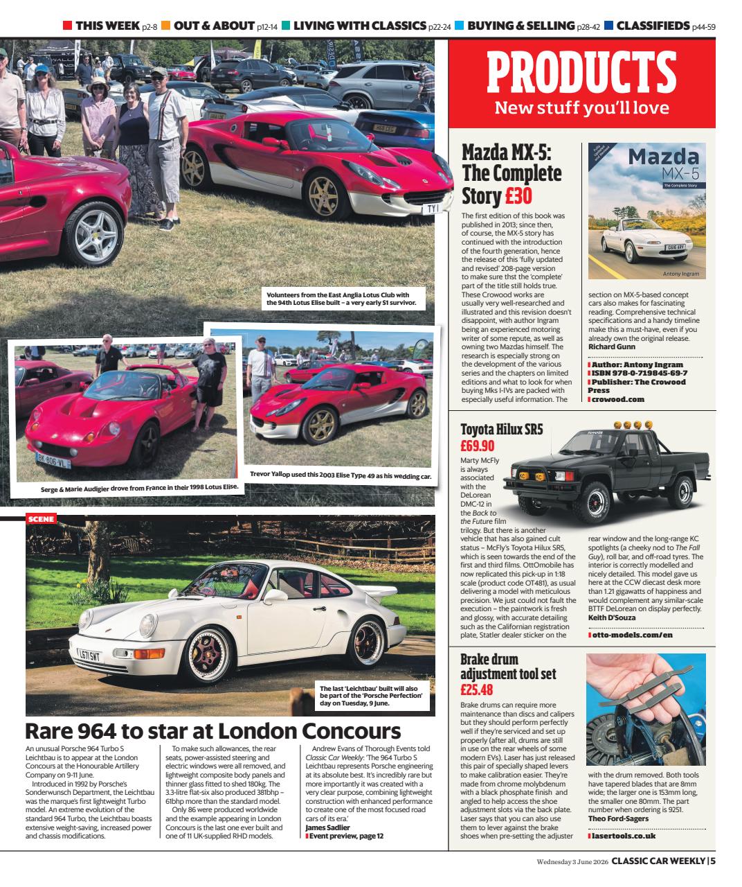 Classic Car Weekly Preview Pages