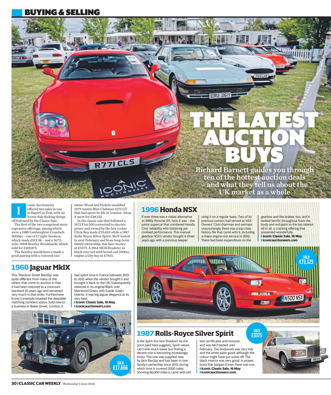 Classic Car Weekly Preview Pages