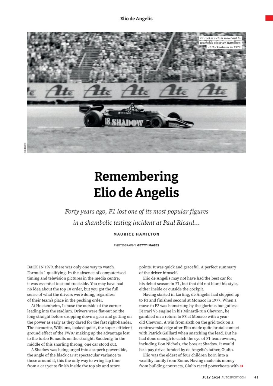 Autosport Preview Pages