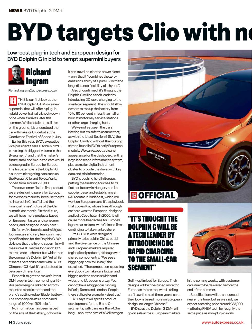 Auto Express Preview Pages