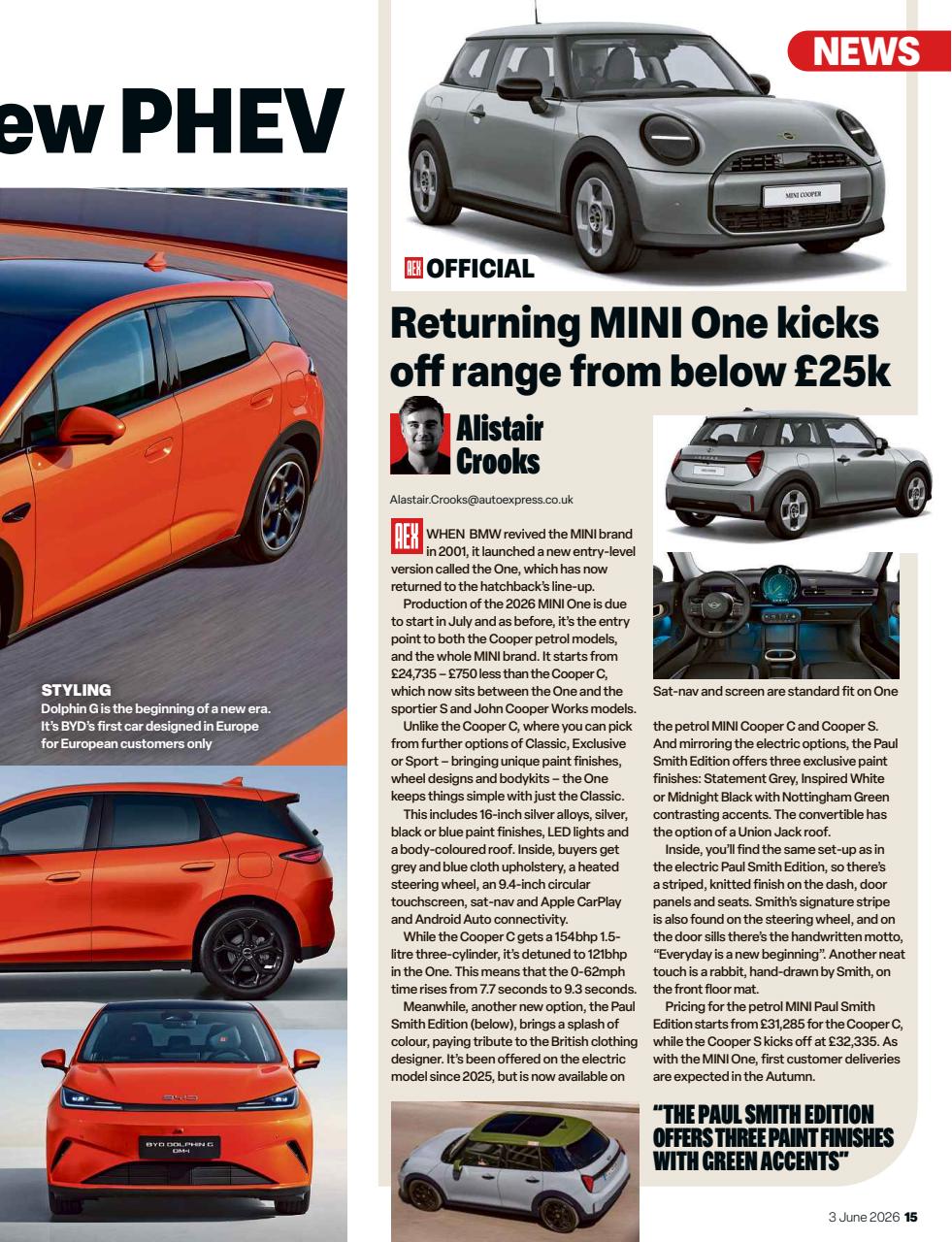 Auto Express Preview Pages