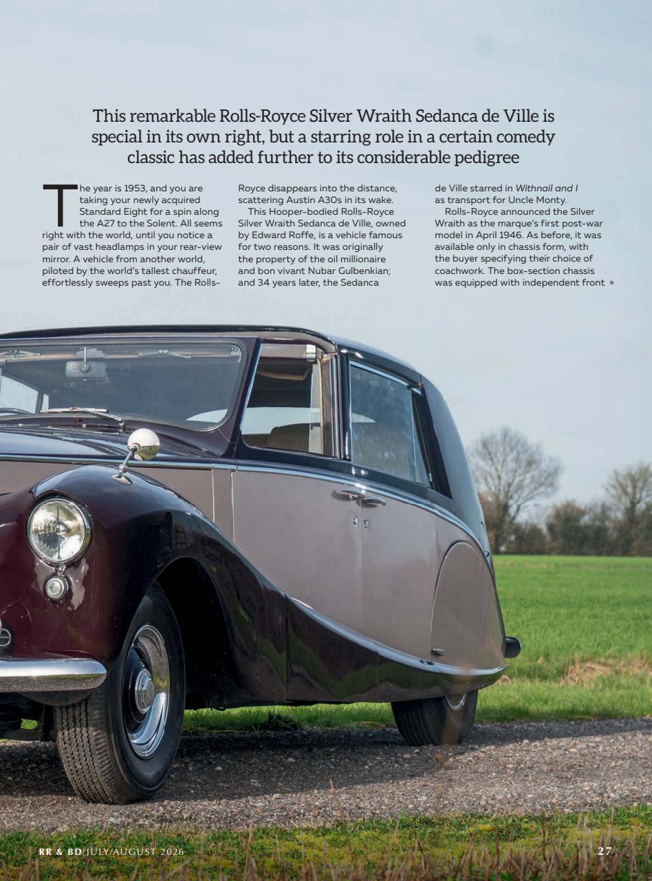 Rolls-Royce & Bentley Driver Preview Pages